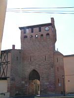 Lescure-d'Albigeois, Tour de l'horloge, Porte fortifiee (XV-XVIeme)(01)